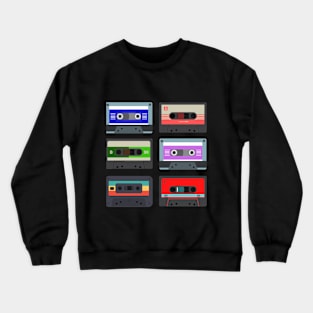 Music Classic Cassettes Crewneck Sweatshirt